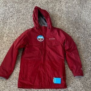 Columbia Cushman Crest Men's Red Ski Jacket.  NWT